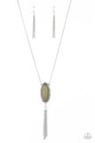 Ethereal Eden Green Necklace-Jewelry-Paparazzi Accessories-Ericka C Wise, $5 Jewelry Paparazzi accessories jewelry ericka champion wise elite consultant life of the party fashion fix lead and nickel free florida palm bay melbourne