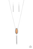 Ethereal Elegance Brown Necklace-Jewelry-Paparazzi Accessories-Ericka C Wise, $5 Jewelry Paparazzi accessories jewelry ericka champion wise elite consultant life of the party fashion fix lead and nickel free florida palm bay melbourne