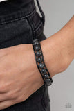 Homespun Stone Black Bracelet-Jewelry-Paparazzi Accessories-Ericka C Wise, $5 Jewelry Paparazzi accessories jewelry ericka champion wise elite consultant life of the party fashion fix lead and nickel free florida palm bay melbourne
