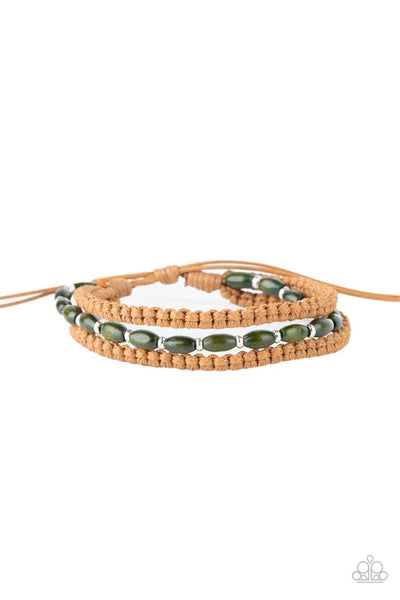 Refreshingly Rural Green Urban Bracelet-Jewelry-Paparazzi Accessories-Ericka C Wise, $5 Jewelry Paparazzi accessories jewelry ericka champion wise elite consultant life of the party fashion fix lead and nickel free florida palm bay melbourne