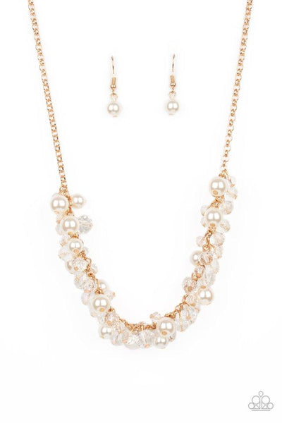 Pardon my Fringe Gold Necklace-Jewelry-Paparazzi Accessories-Ericka C Wise, $5 Jewelry Paparazzi accessories jewelry ericka champion wise elite consultant life of the party fashion fix lead and nickel free florida palm bay melbourne