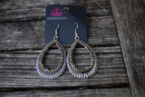 Vintage Silver Rhinestone Earrings-Jewelry-Paparazzi Accessories-Ericka C Wise, $5 Jewelry Paparazzi accessories jewelry ericka champion wise elite consultant life of the party fashion fix lead and nickel free florida palm bay melbourne