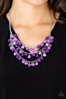 Fairytale Timelessness Purple Necklace-Jewelry-Paparazzi Accessories-Ericka C Wise, $5 Jewelry Paparazzi accessories jewelry ericka champion wise elite consultant life of the party fashion fix lead and nickel free florida palm bay melbourne