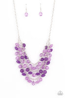 Fairytale Timelessness Purple Necklace-Jewelry-Paparazzi Accessories-Ericka C Wise, $5 Jewelry Paparazzi accessories jewelry ericka champion wise elite consultant life of the party fashion fix lead and nickel free florida palm bay melbourne