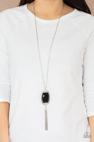 Timeless Talisman Black Necklace-Jewelry-Paparazzi Accessories-Ericka C Wise, $5 Jewelry Paparazzi accessories jewelry ericka champion wise elite consultant life of the party fashion fix lead and nickel free florida palm bay melbourne