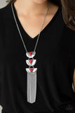 Gallery Expo Red Necklace-Jewelry-Paparazzi Accessories-Ericka C Wise, $5 Jewelry Paparazzi accessories jewelry ericka champion wise elite consultant life of the party fashion fix lead and nickel free florida palm bay melbourne