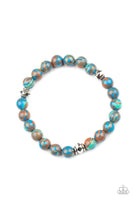 Awakened Blue Urban Bracelet-Jewelry-Paparazzi Accessories-Ericka C Wise, $5 Jewelry Paparazzi accessories jewelry ericka champion wise elite consultant life of the party fashion fix lead and nickel free florida palm bay melbourne