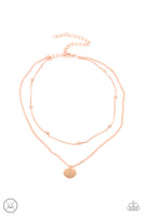 Modestly Minimalist Copper Neckalce-Jewelry-Paparazzi Accessories-Ericka C Wise, $5 Jewelry Paparazzi accessories jewelry ericka champion wise elite consultant life of the party fashion fix lead and nickel free florida palm bay melbourne