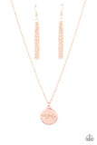 The Cool Mom Rose Gold Necklace-Jewelry-Paparazzi Accessories-Ericka C Wise, $5 Jewelry Paparazzi accessories jewelry ericka champion wise elite consultant life of the party fashion fix lead and nickel free florida palm bay melbourne