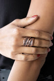 Inner Flight Copper Ring-Jewelry-Paparazzi Accessories-Ericka C Wise, $5 Jewelry Paparazzi accessories jewelry ericka champion wise elite consultant life of the party fashion fix lead and nickel free florida palm bay melbourne