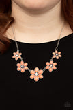 Prairie Party Orange Necklace-Jewelry-Paparazzi Accessories-Ericka C Wise, $5 Jewelry Paparazzi accessories jewelry ericka champion wise elite consultant life of the party fashion fix lead and nickel free florida palm bay melbourne