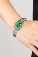 Taj Mahal Meadow Green Bracelet-Jewelry-Ericka C Wise, $5 Jewelry-Ericka C Wise, $5 Jewelry Paparazzi accessories jewelry ericka champion wise elite consultant life of the party fashion fix lead and nickel free florida palm bay melbourne