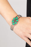 Taj Mahal Meadow Green Bracelet-Jewelry-Ericka C Wise, $5 Jewelry-Ericka C Wise, $5 Jewelry Paparazzi accessories jewelry ericka champion wise elite consultant life of the party fashion fix lead and nickel free florida palm bay melbourne