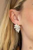They See Me Glowin Gold Earrings-Jewelry-Paparazzi Accessories-Ericka C Wise, $5 Jewelry Paparazzi accessories jewelry ericka champion wise elite consultant life of the party fashion fix lead and nickel free florida palm bay melbourne