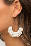 Threadbare Beauty Copper Earrings-Jewelry-Paparazzi Accessories-Ericka C Wise, $5 Jewelry Paparazzi accessories jewelry ericka champion wise elite consultant life of the party fashion fix lead and nickel free florida palm bay melbourne