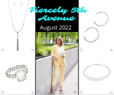 Fiercely 5th Avenue Fashion Fix, August 2022-Jewelry-Paparazzi Accessories-Ericka C Wise, $5 Jewelry Paparazzi accessories jewelry ericka champion wise elite consultant life of the party fashion fix lead and nickel free florida palm bay melbourne