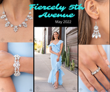 Fiercely 5th Avenue Fashion Fix, May 2022-Jewelry-Paparazzi Accessories-Ericka C Wise, $5 Jewelry Paparazzi accessories jewelry ericka champion wise elite consultant life of the party fashion fix lead and nickel free florida palm bay melbourne
