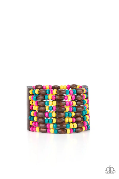 Tropical Nirvana Multi Bracelet-Jewelry-Paparazzi Accessories-Ericka C Wise, $5 Jewelry Paparazzi accessories jewelry ericka champion wise elite consultant life of the party fashion fix lead and nickel free florida palm bay melbourne