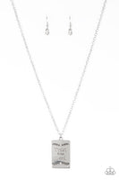 All About Trust White Necklace-Jewelry-Paparazzi Accessories-Ericka C Wise, $5 Jewelry Paparazzi accessories jewelry ericka champion wise elite consultant life of the party fashion fix lead and nickel free florida palm bay melbourne
