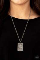 All About Trust White Necklace-Jewelry-Paparazzi Accessories-Ericka C Wise, $5 Jewelry Paparazzi accessories jewelry ericka champion wise elite consultant life of the party fashion fix lead and nickel free florida palm bay melbourne