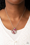 Seasonal Sophistication Pink Necklace-Jewelry-Paparazzi Accessories-Ericka C Wise, $5 Jewelry Paparazzi accessories jewelry ericka champion wise elite consultant life of the party fashion fix lead and nickel free florida palm bay melbourne