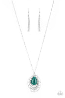 Titanic Trinket Green Necklace-Jewelry-Paparazzi Accessories-Ericka C Wise, $5 Jewelry Paparazzi accessories jewelry ericka champion wise elite consultant life of the party fashion fix lead and nickel free florida palm bay melbourne