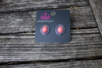 Vintage Coral Post Earrings-Jewelry-Paparazzi Accessories-Ericka C Wise, $5 Jewelry Paparazzi accessories jewelry ericka champion wise elite consultant life of the party fashion fix lead and nickel free florida palm bay melbourne