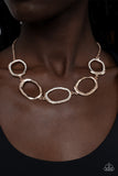 Gritty Go-Getter Rose Gold Necklace-Jewelry-Paparazzi Accessories-Ericka C Wise, $5 Jewelry Paparazzi accessories jewelry ericka champion wise elite consultant life of the party fashion fix lead and nickel free florida palm bay melbourne