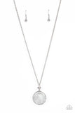 Twinkly Treasury White Necklace-Jewelry-Paparazzi Accessories-Ericka C Wise, $5 Jewelry Paparazzi accessories jewelry ericka champion wise elite consultant life of the party fashion fix lead and nickel free florida palm bay melbourne