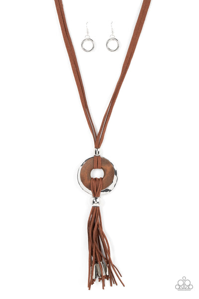 Artisans and Crafts Brown Necklace-Jewelry-Paparazzi Accessories-Ericka C Wise, $5 Jewelry Paparazzi accessories jewelry ericka champion wise elite consultant life of the party fashion fix lead and nickel free florida palm bay melbourne