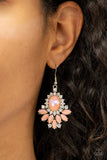 Magic Spell Sparkle Orange Earrings-Jewelry-Paparazzi Accessories-Ericka C Wise, $5 Jewelry Paparazzi accessories jewelry ericka champion wise elite consultant life of the party fashion fix lead and nickel free florida palm bay melbourne