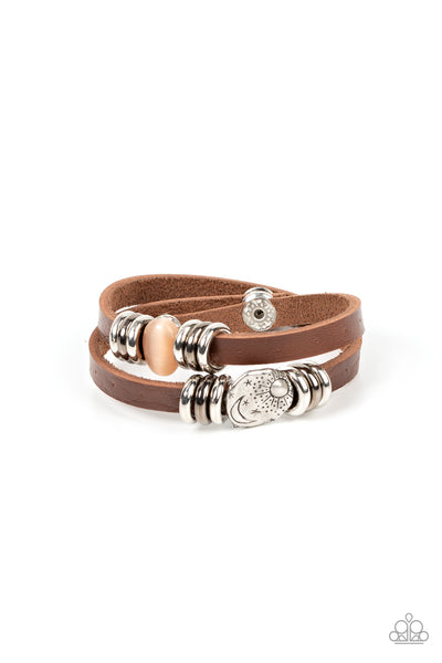 All Willy-Nilly Orange Bracelet-Jewelry-Paparazzi Accessories-Ericka C Wise, $5 Jewelry Paparazzi accessories jewelry ericka champion wise elite consultant life of the party fashion fix lead and nickel free florida palm bay melbourne