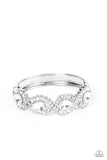 For the Win White Bracelet-Jewelry-Paparazzi Accessories-Ericka C Wise, $5 Jewelry Paparazzi accessories jewelry ericka champion wise elite consultant life of the party fashion fix lead and nickel free florida palm bay melbourne