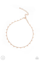 Cupids Cutest Valentine - Rose Gold-Jewelry-Paparazzi Accessories-Ericka C Wise, $5 Jewelry Paparazzi accessories jewelry ericka champion wise elite consultant life of the party fashion fix lead and nickel free florida palm bay melbourne