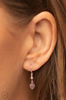 Cupids Cutest Valentine - Rose Gold-Jewelry-Paparazzi Accessories-Ericka C Wise, $5 Jewelry Paparazzi accessories jewelry ericka champion wise elite consultant life of the party fashion fix lead and nickel free florida palm bay melbourne