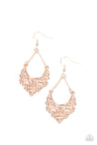 Sentimental Setting Rose Gold Earrings-Jewelry-Paparazzi Accessories-Ericka C Wise, $5 Jewelry Paparazzi accessories jewelry ericka champion wise elite consultant life of the party fashion fix lead and nickel free florida palm bay melbourne