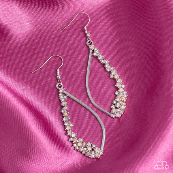 Sparkly Side-Effects Multi Earrings-Jewelry-Paparazzi Accessories-Ericka C Wise, $5 Jewelry Paparazzi accessories jewelry ericka champion wise elite consultant life of the party fashion fix lead and nickel free florida palm bay melbourne