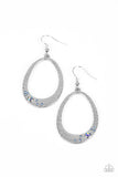 Seafoam Shimmer Blue Earrings-Jewelry-Paparazzi Accessories-Ericka C Wise, $5 Jewelry Paparazzi accessories jewelry ericka champion wise elite consultant life of the party fashion fix lead and nickel free florida palm bay melbourne