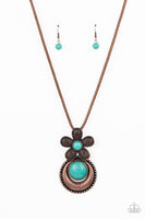 Bohemian Blossom Copper Necklace-Ericka C Wise, $5 Jewelry -Ericka C Wise, $5 Jewelry Paparazzi accessories jewelry ericka champion wise elite consultant life of the party fashion fix lead and nickel free florida palm bay melbourne