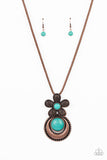 Bohemian Blossom Copper Necklace-Ericka C Wise, $5 Jewelry -Ericka C Wise, $5 Jewelry Paparazzi accessories jewelry ericka champion wise elite consultant life of the party fashion fix lead and nickel free florida palm bay melbourne