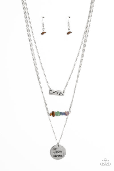 Miracle Mountains Multi Necklace-Jewelry-Paparazzi Accessories-Ericka C Wise, $5 Jewelry Paparazzi accessories jewelry ericka champion wise elite consultant life of the party fashion fix lead and nickel free florida palm bay melbourne