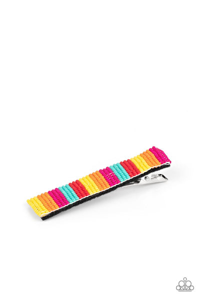 All I Bead Is You Multi Hair Clip-Jewelry-Paparazzi Accessories-Ericka C Wise, $5 Jewelry Paparazzi accessories jewelry ericka champion wise elite consultant life of the party fashion fix lead and nickel free florida palm bay melbourne