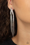 It Takes Two to Tassel White Earrings-Jewelry-Paparazzi Accessories-Ericka C Wise, $5 Jewelry Paparazzi accessories jewelry ericka champion wise elite consultant life of the party fashion fix lead and nickel free florida palm bay melbourne