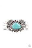 Western Wonderland Blue Bracelet-Jewelry-Ericka C Wise, $5 Jewelry-Ericka C Wise, $5 Jewelry Paparazzi accessories jewelry ericka champion wise elite consultant life of the party fashion fix lead and nickel free florida palm bay melbourne