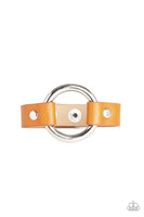 Rustic Rodeo Yellow Urban Bracelet-Jewelry-Paparazzi Accessories-Ericka C Wise, $5 Jewelry Paparazzi accessories jewelry ericka champion wise elite consultant life of the party fashion fix lead and nickel free florida palm bay melbourne