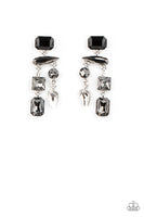 Hazard Pay Silver Earrings-Jewelry-Ericka C Wise, $5 Jewelry-Ericka C Wise, $5 Jewelry Paparazzi accessories jewelry ericka champion wise elite consultant life of the party fashion fix lead and nickel free florida palm bay melbourne