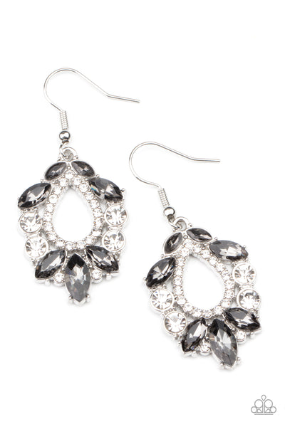 New Age Nobel Silver Earrings-Jewelry-Paparazzi Accessories-Ericka C Wise, $5 Jewelry Paparazzi accessories jewelry ericka champion wise elite consultant life of the party fashion fix lead and nickel free florida palm bay melbourne