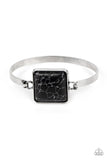 Turning a Cornerstone Black Bracelet-Jewelry-Paparazzi Accessories-Ericka C Wise, $5 Jewelry Paparazzi accessories jewelry ericka champion wise elite consultant life of the party fashion fix lead and nickel free florida palm bay melbourne