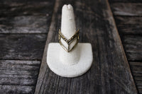 Vintage Brass Rhinestone Ring-Jewelry-Paparazzi Accessories-Ericka C Wise, $5 Jewelry Paparazzi accessories jewelry ericka champion wise elite consultant life of the party fashion fix lead and nickel free florida palm bay melbourne