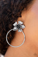 PRE-ORDER Buttercup Bliss Silver Earrings-Jewelry-Paparazzi Accessories-Ericka C Wise, $5 Jewelry Paparazzi accessories jewelry ericka champion wise elite consultant life of the party fashion fix lead and nickel free florida palm bay melbourne